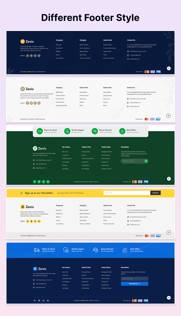Zenis - Multipurpose eCommerce HTML Template